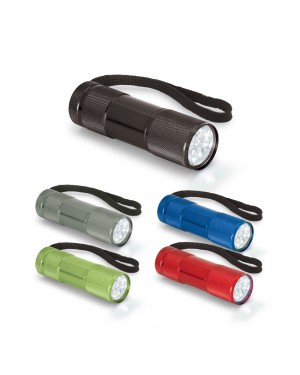FLASHY. TORCIA IN ALLUMINIO CON 9 LED 94736