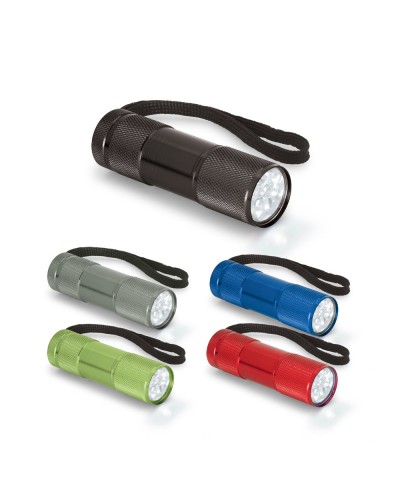 FLASHY. TORCIA IN ALLUMINIO CON 9 LED 94736