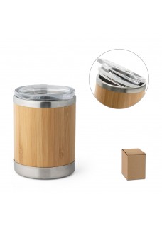 LYCKA. BICCHIERE IN ACCIAIO INOX E BAMBU 350 ML 94761