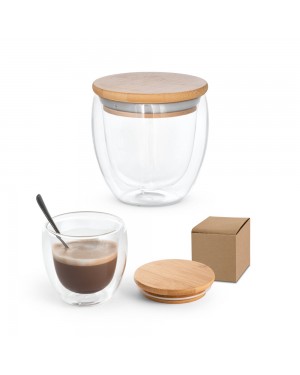 ECUADOR 250. BICCHIERE DA VIAGGIO IN VETRO BOROSILICATO 250 ML 94766