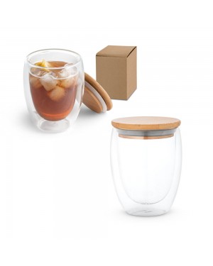 ECUADOR 350. BICCHIERE DA VIAGGIO IN VETRO BOROSILICATO 350 ML 94767