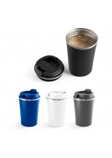 PHELPS. BICCHIERE DA VIAGGIO IN ACCIAIO INOX E PP 470ML 94772
