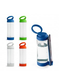 QUINTANA. BORRACCIA SPORTIVA IN VETRO CON TAPPO IN PP 390 ML 94783