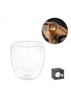 AMERICANO. BICCHIERE ISOTERMICO IN VETRO 220 ML 94785