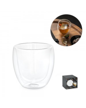 AMERICANO. BICCHIERE ISOTERMICO IN VETRO 220 ML 94785