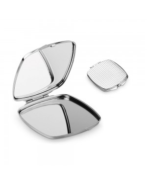 SHIMMER. DOPPIO SPECCHIO DA BORSETTA IN METALLO 94860