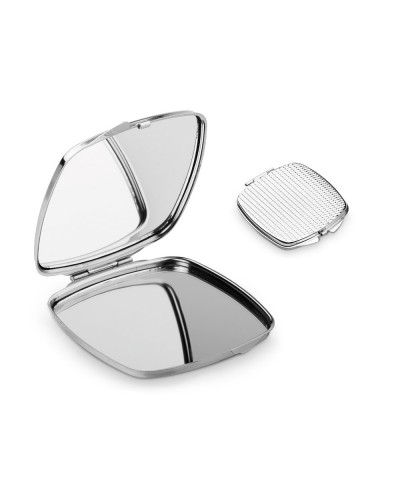 SHIMMER. DOPPIO SPECCHIO DA BORSETTA IN METALLO 94860