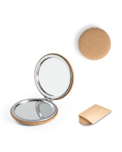 TILBURY. SPECCHIETTO DA BORSA DOPPIO IN SUGHERO 94898