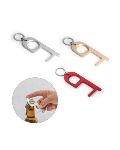 HANDY. PORTACHIAVI IN ALLUMINIO?CON APRIBOTTIGLIE 95049