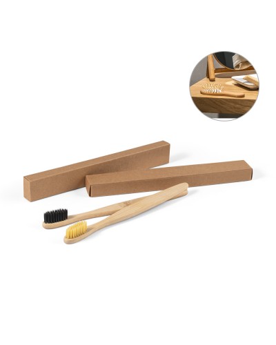 DELANY. SPAZZOLINO CON CORPO IN BAMBU E DENTI IN NYLON 95056