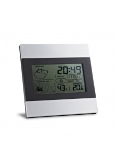 DENE. OROLOGIO DA SCRIVANIA IN ALLUMINIO CON SCHERMO LCD 97070