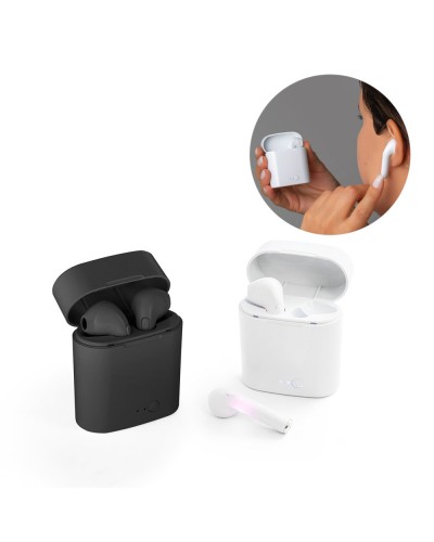 KLEBS. AURICOLARI TRUE WIRELESS IN ABS CON MICROFONO 97085