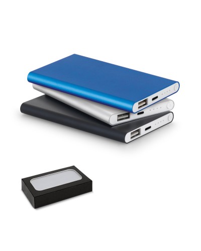 MARCET. BATTERIA PORTATILE IN ALLUMINIO CON UNA CAPACIT? DI 4.000 MAH 97344