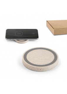 CUVIER. CARICATORE WIRELESS IN ABS E FIBRA DI PAGLIA DI GRANO 97929