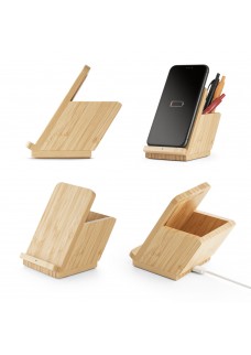 LEAVITT. CARICATORE WIRELESS IN BAMBU 97940