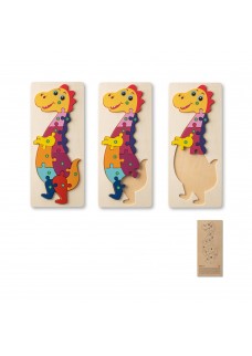 DIPLODOCO. PUZZLE IN LEGNO COMPENSATO A FORMA DI DINOSAURO 98003