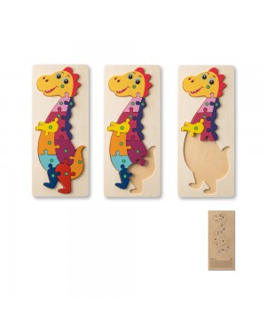 DIPLODOCO. PUZZLE IN LEGNO COMPENSATO A FORMA DI DINOSAURO 98003