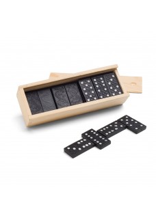 MIGUEL. DOMINO IN SCATOLA DI LEGNO CON COPERCHIO 98004
