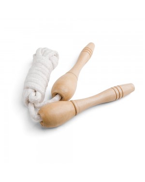 JUMPI. CORDA DA SALTARE CON IMPUGNATURE IN LEGNO 98031