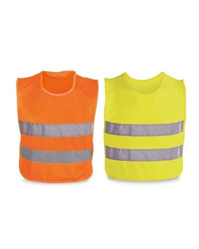 MIKE. GILET RIFLETTENTE PER BAMBINI. 100% POLIESTERE 98501