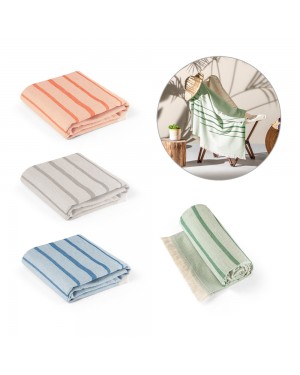 CAPLAN. TELO MULTIFUNZIONALE E DA BAGNO (260G/M?) REALIZZATO IN COTONE E COTONE RICICLATO 99045