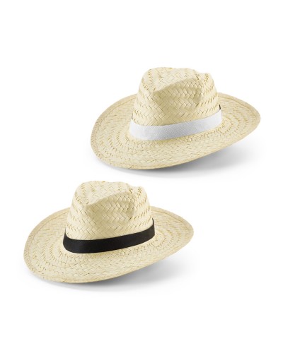 EDWARD POLI. CAPPELLO IN PAGLIA NATURALE CON NASTRO IN POLIESTERE 99084
