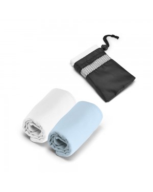 TRAVIS. ASCIUGAMANO SPORTIVO IN MICROFIBRA CON CUSTODIA 190T (210 G/M?) 99966