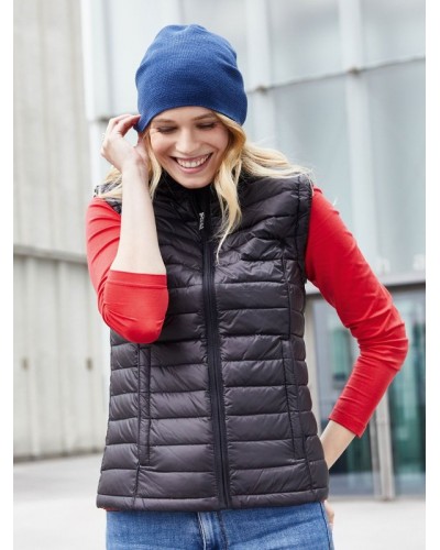 LADIES QUILTED DOWN VEST JN1079