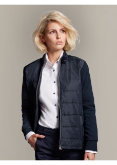 LADIES HYBRID SWEAT JACKET JN1123