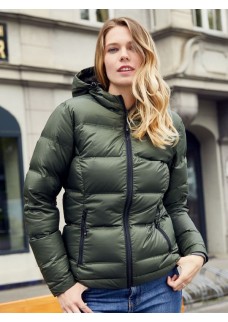 LADIES HOODED DOWN JACKET JN1151