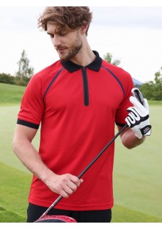 MENS ZIP-POLO JN1308
