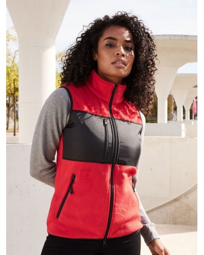 LADIES FLEECE VEST JN1309