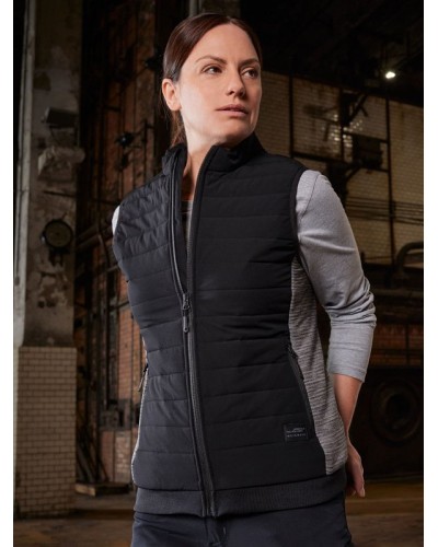 LADIES PADDED HYBRID VEST JN1863