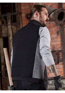 MENS PADDED HYBRID VEST JN1864
