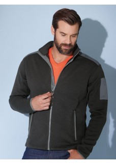 MENS KNITTED FLEECE JACKET JN591