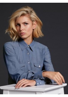 LADIES DENIM BLOUSE JN628