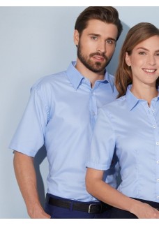 MENS SHIRT SHORTSLEEVE MICRO-TWILL JN684