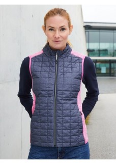 LADIES KNITTED HYBRID VEST JN739