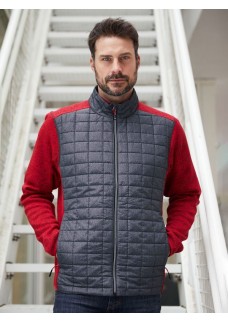 MENS KNITTED HYBRID JACKET JN742