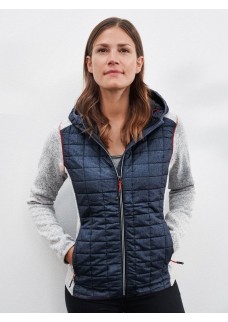 LADIES KNITTED HYBRID JACKET JN771
