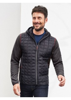 MENS KNITTED HYBRID JACKET JN772