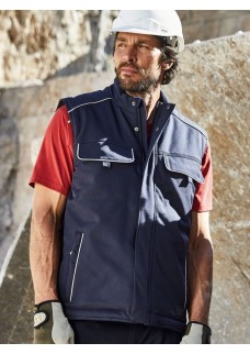 WORKWEAR SOFTSHELL PADDED VEST - SOLID JN885