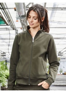 LADIES WORKWEAR SWEAT-JACKET - SOLID JN893