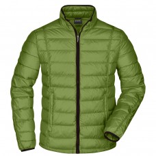 MEN QUILTED DOWN JACKET 100%P