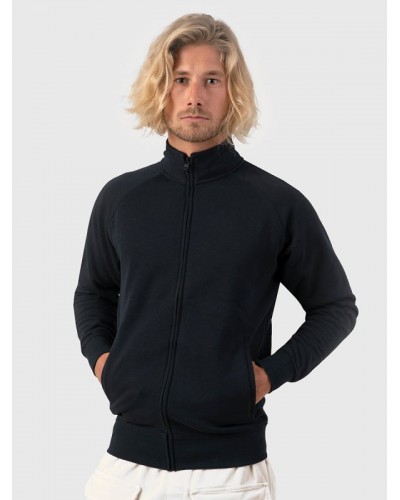 FELPA UNISEX ZIP INTERA LEGGERA FRENCH TERRY SWFUZIP240