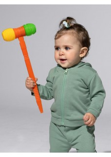 FELPA BABY CAPPUCCIO E ZIP LEGGERA FRENCH TERRY SWRBHOOD