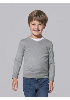 PULLOVER BAMBINO COLLO A V WKBOSTONK
