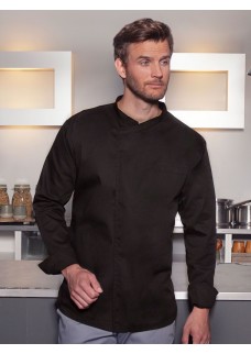 PULL-OVER CHEFS SHIRT LONG-SLEEVE BASIC KBJM4