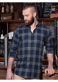 MENS CHECKED SHIRT URBAN-STYLE KBM8