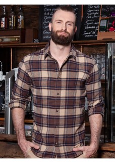 MENS CHECKED SHIRT URBAN-TREND KBM9